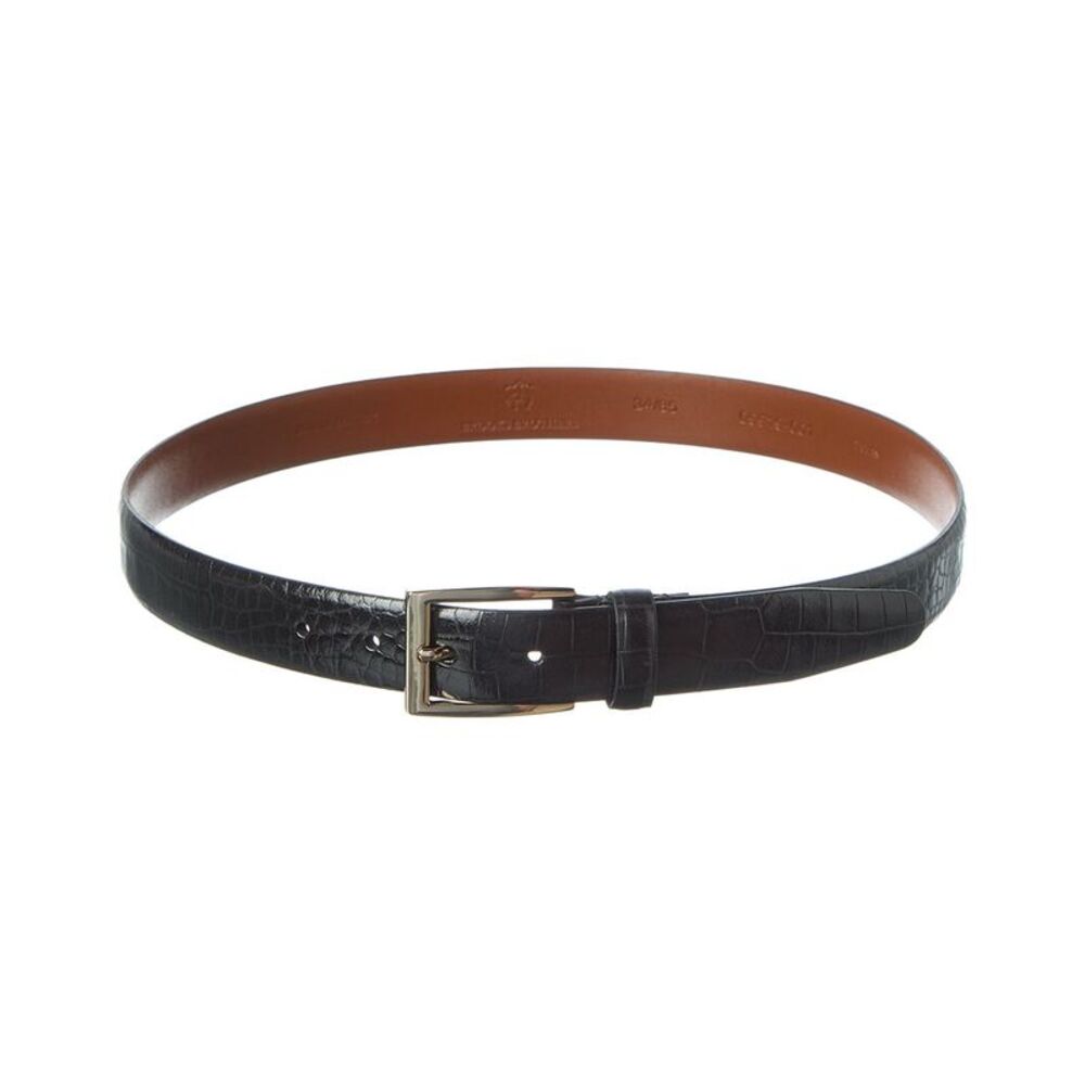 Brooks Brothers Leather Belt, Black